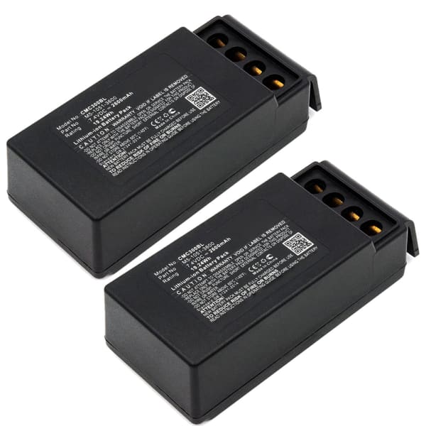2x Battery for Cavotec M9-1051-3600 EX MC-3 MC-3000 (Version 1) - M5-1051-3600 (2600mAh) Replacement battery 2x Battery for Cavotec M9-1051-3600 EX MC-3 MC-3000 (Version 1) - M5-1051-3600 (2600mAh) Replacement battery