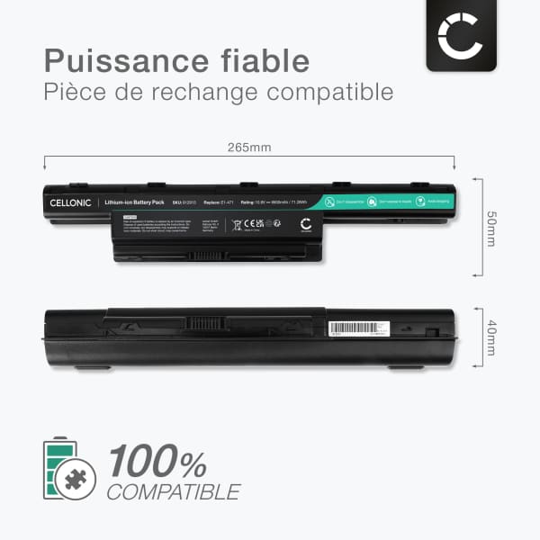 Pile CMOS BIOS Pour Acer TravelMate 5760 - Batterie Neuve, Générique, Garantie 1 An