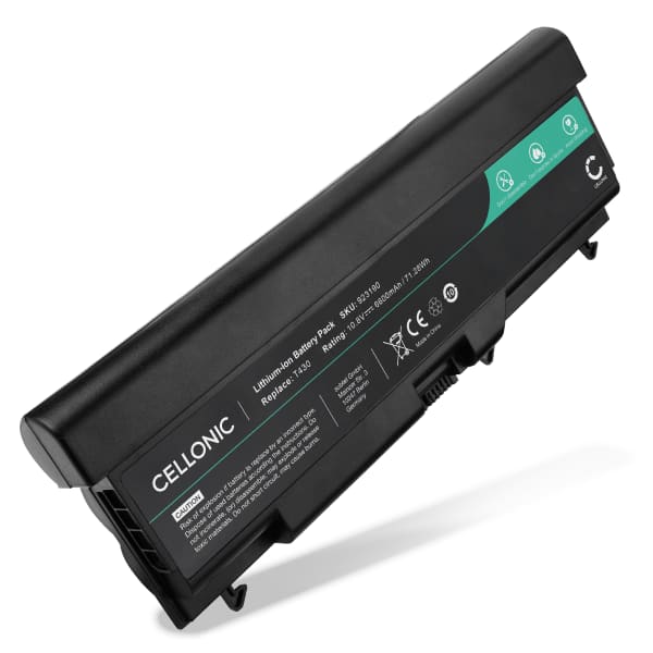 Akku tietokoneeseen Lenovo ThinkPad T430, T420, T530i, T510, T520, T410, T530, W530, W520, SL400, 0A36303 - 10.8V 6600mAh tuotemerkiltä CELLONIC