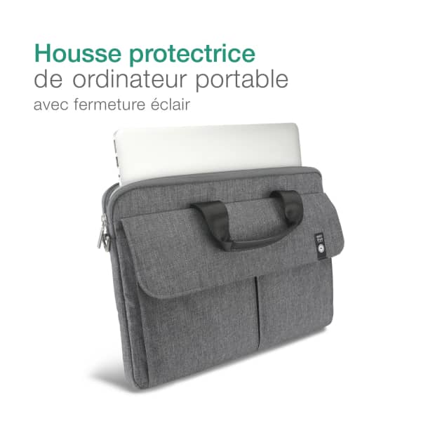 WanQin 13.3 Pouce Sac à Main/Serviette/Sacoche Résistant Aux Chocs Pour Apple IPad Pro Et Ordinateur Portable/PC Portable/MacBook Pro/MacBook Air Avec Chargeur De Housse