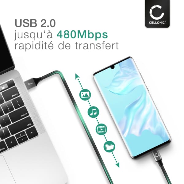 Câble Micro USB de 2m pour GPS TomTom Via 62 Via 52 Via 135 400 GO 510 (2013) 520 (2016) 5200 GO 610 6100 GO 620 transfert de données et charge 2A gris en Nylon Câble Micro USB de 2m pour GPS TomTom Via 62 Via 52 Via 135 400 GO 510 (2013) 520 (2016) 5200 GO 610 6100 GO 620 transfert de données et charge 2A gris en Nylon