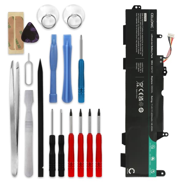 Battery for HP EliteBook 840 G5, 840 G6, 830 G5, 830 G6, 745 G5, 755 G5, 735 G5, 735 G6, 745 G6, zBook 14u G5, SS03XL 11.55V 4250mAh + Tool-kit from CELLONIC Battery for HP EliteBook 840 G5, 840 G6, 830 G5, 830 G6, 745 G5, 755 G5, 735 G5, 735 G6, 745 G6, zBook 14u G5, SS03XL 11.55V 4250mAh + Tool-kit from CELLONIC
