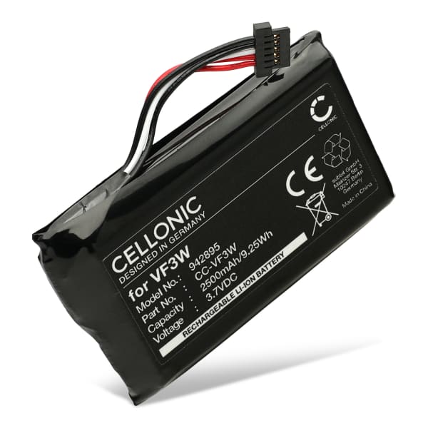Battery for TomTom Rider 550, 500, 450, 420, 410, 400, 42, 40 - 2500mAh from CELLONIC Battery for TomTom Rider 550, 500, 450, 420, 410, 400, 42, 40 - 2500mAh from CELLONIC