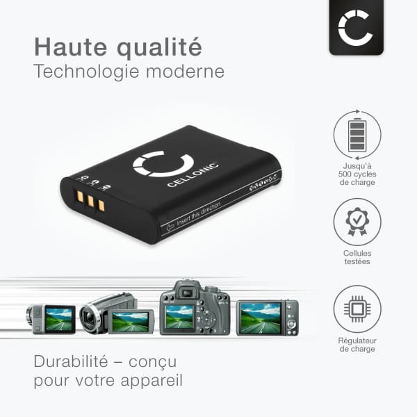 Pack de 2x batteries Li-90B, Li-92B 1100mAh pour appareil photo Olympus Stylus XZ2 SH50 SH60 SH2 SH1, Tough TG Tracker TG3 TG2 TG1, Li90B Li92B - Avec chargeur UC-90 et câble d'alimentation