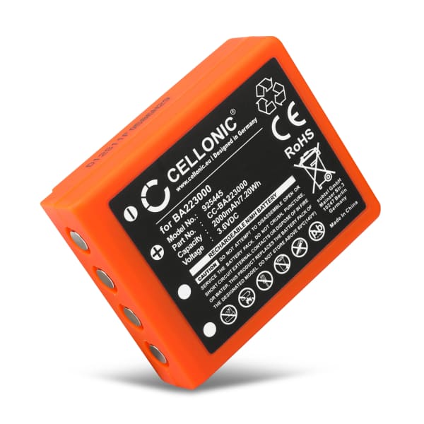 2x BA223000, BA223030, FUB6 Battery for HBC Radiomatic Quadrix, Micron 4, 5, 6, 7, Vector Pro, Keynote 2000mAh Battery Replacement BA223000, BA223030, FUB6 Remote Control Transmitter 2x BA223000, BA223030, FUB6 Battery for HBC Radiomatic Quadrix, Micron 4, 5, 6, 7, Vector Pro, Keynote 2000mAh Battery Replacement BA223000, BA223030, FUB6 Remote Control Transmitter