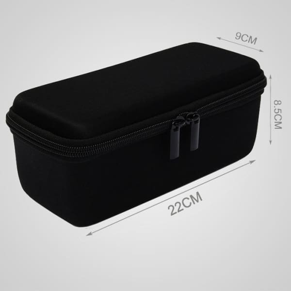 Kotelo kaiuttimelle JBL Flip 1 Flip 2 Flip 3 Flip 4 Flip 5 - Musta kaiuttimen kova suojakotelo hyvillä pehmusteilla, Polyesteri, subtel