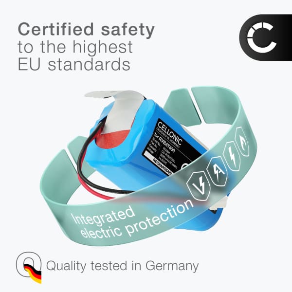 Akku imuriin Shark ION Robot Vacuum R71, R72, R75, R76, R85 - 2600mAh vaihtoakku tuotemerkiltä CELLONIC