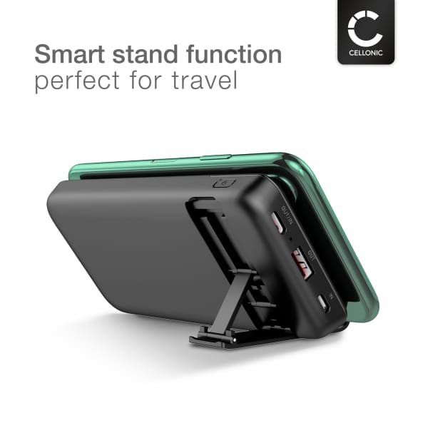 Wireless Powerbank 10000mAh - Magnetic MagSafe QI USB C, Micro USB PD 22.5W Portable Charger for Apple iPhone, Samsung Galaxy, Huawei, Switch, Phone, Tablet