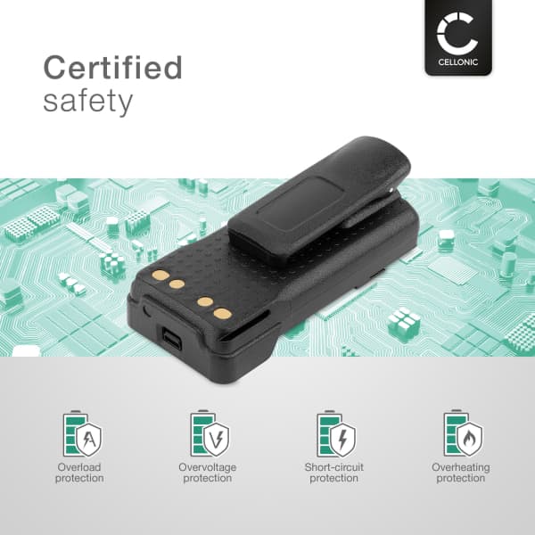 Akku tuotteeseen Motorola XPR 7550 - NNTN8129AR, 2300mAh, 7.4v vara-akku