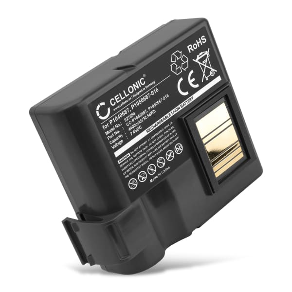 Batteria sostitutiva P1040687, P1050667-016 per stampante Zebra QLN420, ZQ630 ricambio da 4400mAh stampa portatile di foto etichette Batteria sostitutiva P1040687, P1050667-016 per stampante Zebra QLN420, ZQ630 ricambio da 4400mAh stampa portatile di foto etichette