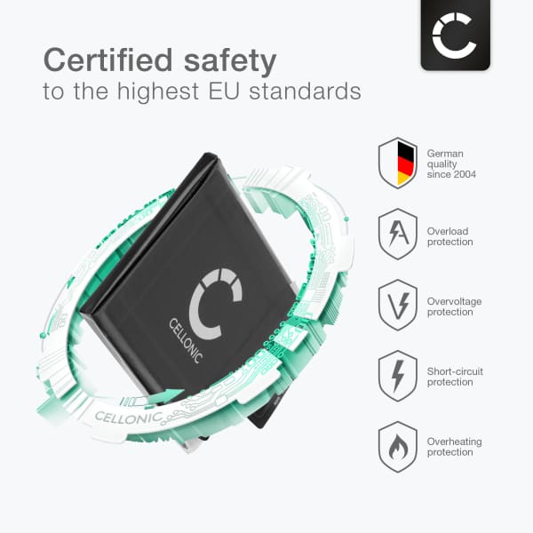 Battery for CAT S62 Pro, CATERPILLAR S62 Pro, (CAT, CATERPILLAR APP00317) 4000mAh from CELLONIC