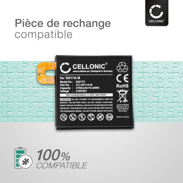 Batterie Neuve Pour Google Pixel 2 - Modèle G011A-B - Marque GLOBALSTOCK