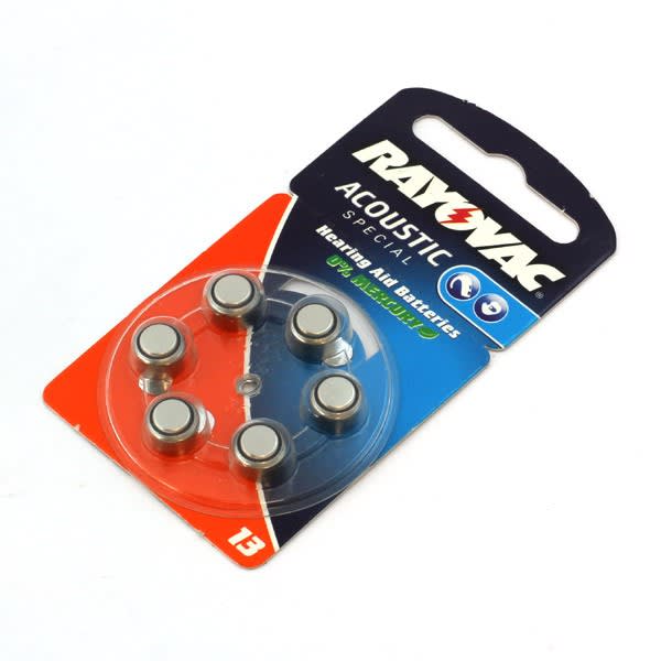 Rayovac HA13 (PR48 / 13) Hörgerätebatterien – x6 Rayovac HA13 (PR48 / 13) Hörgerätebatterien – x6