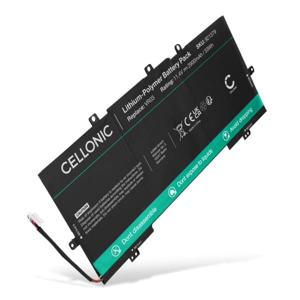 Akku tietokoneeseen HP Envy 13-d000, 13-d002, 13-d003, 13t-d000 i5, Pavilion 13-d023, 13-d024, VR03XL - 11.4V 2900mAh tuotemerkiltä CELLONIC Akku tietokoneeseen HP Envy 13-d000, 13-d002, 13-d003, 13t-d000 i5, Pavilion 13-d023, 13-d024, VR03XL - 11.4V 2900mAh tuotemerkiltä CELLONIC