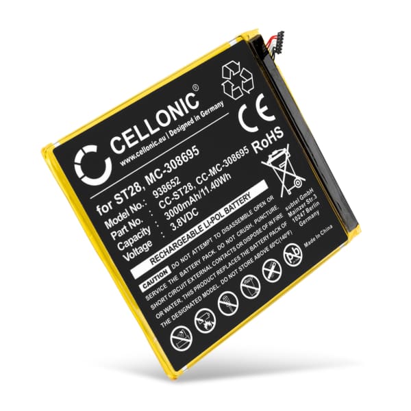 MC-308695, 58-000255, ST28 Battery for Amazon Kindle Fire 7 2019, M8S26G Tablet Battery Replacement - 3000mAh MC-308695, 58-000255, ST28 Battery for Amazon Kindle Fire 7 2019, M8S26G Tablet Battery Replacement - 3000mAh