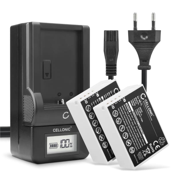 2x NB-7L Camera Battery + Charger Set for Canon PowerShot SX30 IS, PowerShot G12, PowerShot G11, PowerShot G10 1050mAh Replacement Battery NB-7L LCD Smart Charger 2x NB-7L Camera Battery + Charger Set for Canon PowerShot SX30 IS, PowerShot G12, PowerShot G11, PowerShot G10 1050mAh Replacement Battery NB-7L LCD Smart Charger