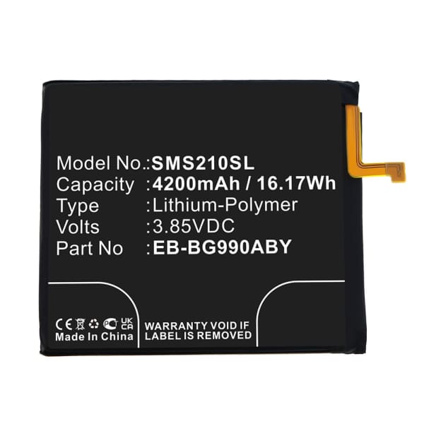EB-BG990ABY Battery for Samsung Galaxy S21 FE (SM-G990) Smartphone / Phone Battery Replacement - 4200mAh EB-BG990ABY Battery for Samsung Galaxy S21 FE (SM-G990) Smartphone / Phone Battery Replacement - 4200mAh