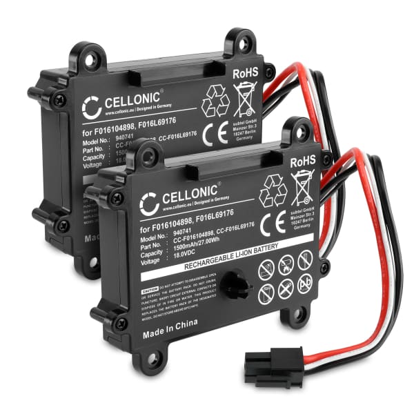 2x Akku työkaluun Bosch Indego M plus 700/ 350/400/S plus 350/S plus 400/ M 70 - F016104898, F016L69176 vaihtoakku, 18V, 1500mAh, Litiumionit 2x Akku työkaluun Bosch Indego M plus 700/ 350/400/S plus 350/S plus 400/ M 70 - F016104898, F016L69176 vaihtoakku, 18V, 1500mAh, Litiumionit