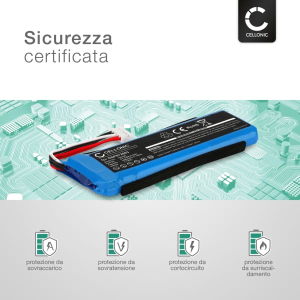 Batteria per JBL Flip 3 3000mAh + Set di strumento marca CELLONIC