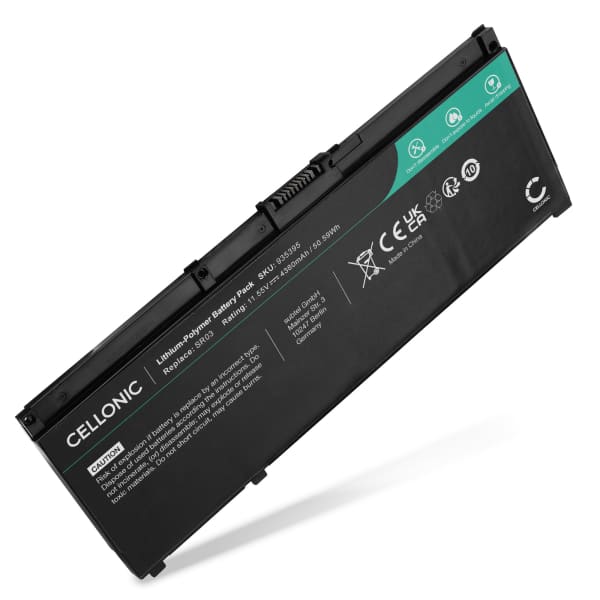 Batteria per portatile HP Pavilion Gaming 15 cx0079TX, Envy x360 15, Pavilion 15, SR03XL ricambio per laptop 4380mAh 11.55V Batteria per portatile HP Pavilion Gaming 15 cx0079TX, Envy x360 15, Pavilion 15, SR03XL ricambio per laptop 4380mAh 11.55V