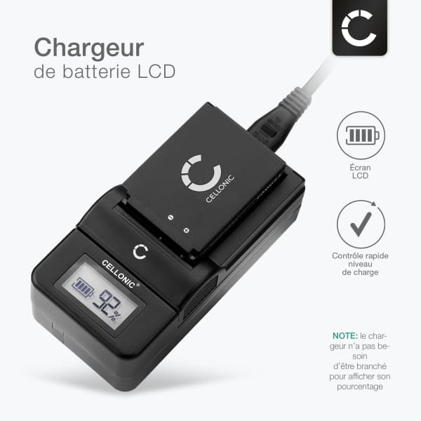 Pack de 2x batteries LB-060 950mAh pour appareil photo Kodak PIXPRO AZ528, AZ421, AZ422, AZ521, AZ365, AZ525, AZ361, AZ527, LB-060 - Avec chargeur et câble d'alimentation