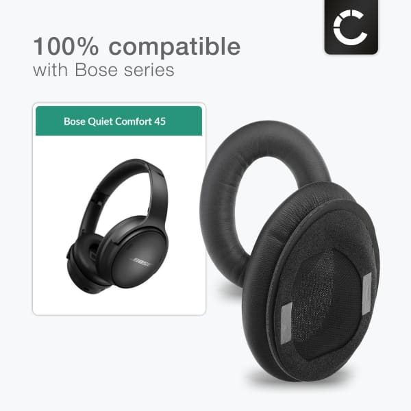 subtel Replacement Ear Pads for Bose QuietComfort SE (QC SE) / QuietComfort 45 (QC45) Headphone Covers Soft Foam Earpads Over Ear Headphone Cushions / Earphone Cups
