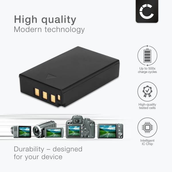 BLS-50 Battery for Olympus OM-D E-M10, Pen EPL7, E-PL8