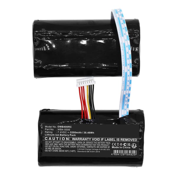 Batteria sostitutiva WB4-5000 per telecomando/radiocomando DJI Mavic 2 Pro, Mavic 2 Pro, Mavic 2 Remote Controller / Agras T10, Agras T20, Agras T30 Affidabile ricambio da 5200mAh celle dalla lunga durata di vita utile Batteria sostitutiva WB4-5000 per telecomando/radiocomando DJI Mavic 2 Pro, Mavic 2 Pro, Mavic 2 Remote Controller / Agras T10, Agras T20, Agras T30 Affidabile ricambio da 5200mAh celle dalla lunga durata di vita utile
