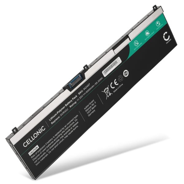 Akku tietokoneeseen Dell Precision 7540, 7730, 7740, 15 7530, Dell NYFJH, Dell WY9DX, 5TF10, 05R42 - 11.55V 6000mAh tuotemerkiltä CELLONIC Akku tietokoneeseen Dell Precision 7540, 7730, 7740, 15 7530, Dell NYFJH, Dell WY9DX, 5TF10, 05R42 - 11.55V 6000mAh tuotemerkiltä CELLONIC