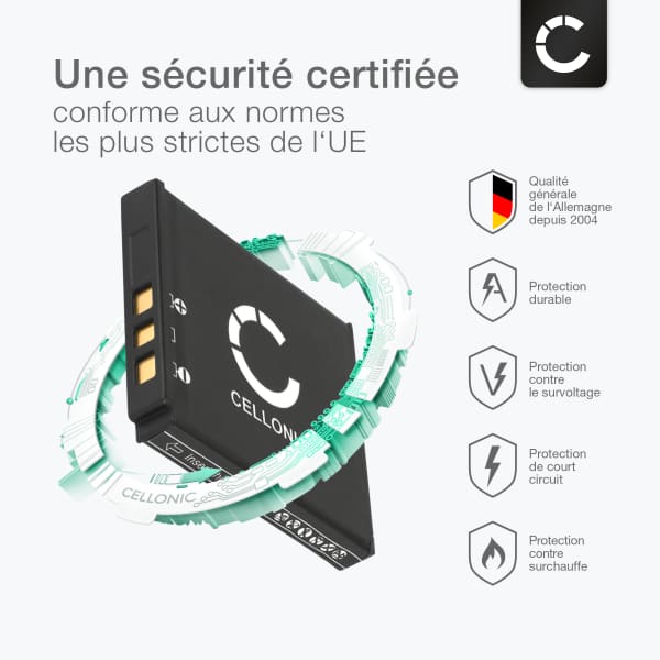 3x Batteria Compatibile Con Medion P42010 Fotocamera Digitale Dslr 480mah 3 6v Li Ion 4062692388879 - Foto 6