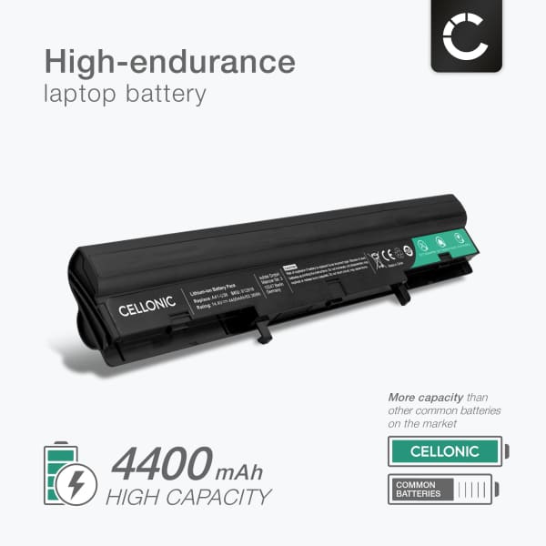 Battery for ASUS U36S, U36, U32U, U36SD, U36J, U36JC, Pro36, Pro4M, U36SG, U32V 14.4V - 14.8V 4400mAh from subtel