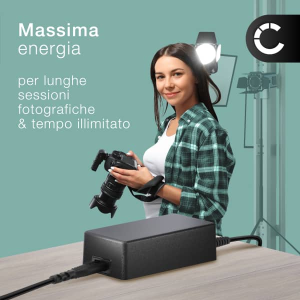 Adattatore di alimentazione DMW-AC8 + DMW-DCC17 per Panasonic Lumix DC-GH5 II DC-S5 G9 GH5 GH5S batteria finta dummy, DC coupler per una fonte di corrente continua