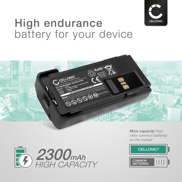 Akku tuotteeseen Motorola XPR 7550 - NNTN8129AR, 2300mAh, 7.4v vara-akku