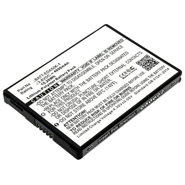 Battery for Honeywell EDA50, Scanpal EDA40, EDA50K, EDA50hc 3.8V 4000mAh from CELLONIC