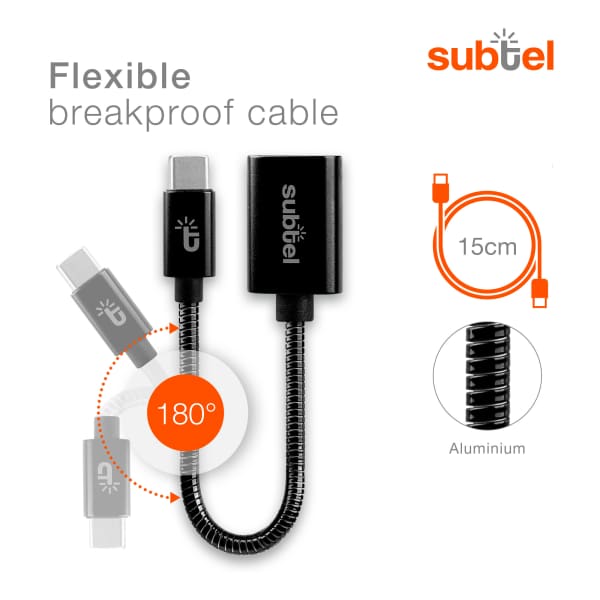 USB OTG cable for Xiaomi  13 Ultra, 13 Pro, Redmi Note 11, 10, 10 Pro, Mi 11 - OTG adapter