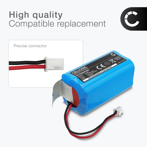 Akku imuriin Shark ION Robot Vacuum R71, R72, R75, R76, R85 - 2600mAh vaihtoakku tuotemerkiltä CELLONIC
