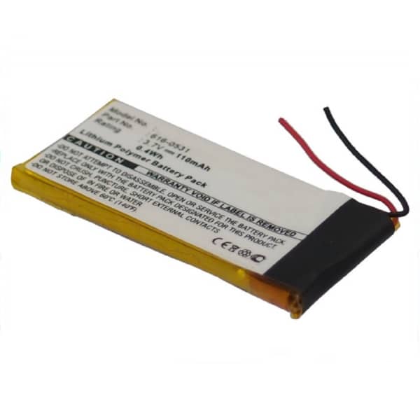 616-0531, 616-0532 Battery Replacement for Apple iPod nano 6 Gen. A1366 MP3 / MP4 Player - 110mAh 3.6V - 3.7V Lithium Polymer 616-0531, 616-0532 Battery Replacement for Apple iPod nano 6 Gen. A1366 MP3 / MP4 Player - 110mAh 3.6V - 3.7V Lithium Polymer