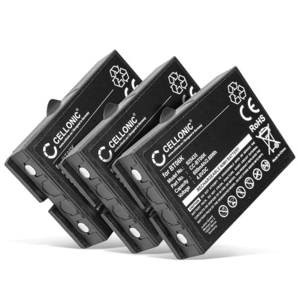 3x BT06K Batteries for Ikusi TM70, Ikusi T70-1, Ikusi T70-2, Ikusi T71 Ikusi RAD-TS RAD-TF ATEX Radio Remote Control Transmitter 2303692 Battery Replacement - 4.8V, 600mAh 3x BT06K Batteries for Ikusi TM70, Ikusi T70-1, Ikusi T70-2, Ikusi T71 Ikusi RAD-TS RAD-TF ATEX Radio Remote Control Transmitter 2303692 Battery Replacement - 4.8V, 600mAh