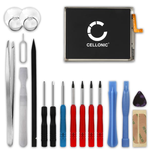 CELLONIC Phone Battery Replacement for Samsung Galaxy A32 5G (SM-A326) / Galaxy A42 5G (SM-A426) / Galaxy A72 (SM-A725) + 17-Tool Phone Repair Kit - EB-BA426ABY 4900mAh CELLONIC Phone Battery Replacement for Samsung Galaxy A32 5G (SM-A326) / Galaxy A42 5G (SM-A426) / Galaxy A72 (SM-A725) + 17-Tool Phone Repair Kit - EB-BA426ABY 4900mAh