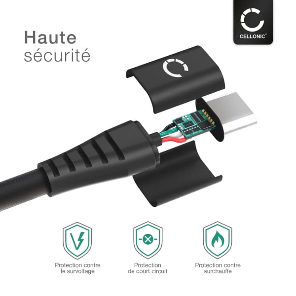 Câble Micro USB de 2m pour GPS TomTom Via 62 Via 52 Via 135 400 GO 510 (2013) 520 (2016) 5200 GO 610 6100 GO 620 transfert de données et charge 2A gris en Nylon Câble Micro USB de 2m pour GPS TomTom Via 62 Via 52 Via 135 400 GO 510 (2013) 520 (2016) 5200 GO 610 6100 GO 620 transfert de données et charge 2A gris en Nylon