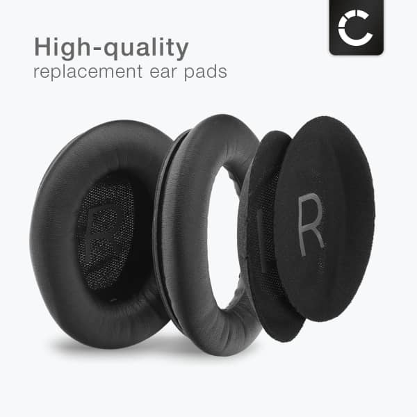 subtel Replacement Ear Pads for Bose QuietComfort SE (QC SE) / QuietComfort 45 (QC45) Headphone Covers Soft Foam Earpads Over Ear Headphone Cushions / Earphone Cups