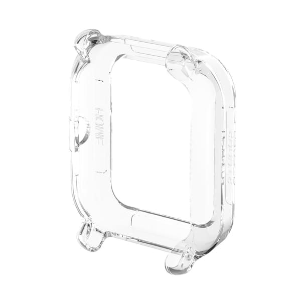 subtel Protective Case for Amazfit GTS 2 mini Fitness Tracker GPS Smart Watch Cover Smartwatch Corner Edge Protector Bumper Case Frame - Crystal Clear