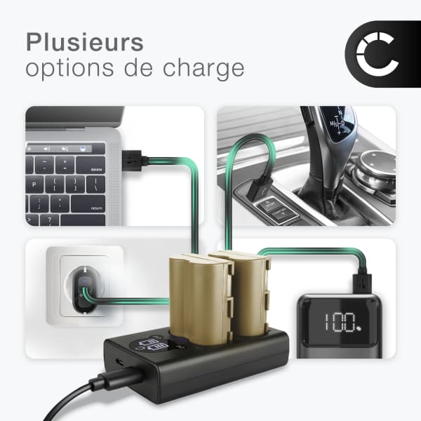 1x Chargeur pour Canon EOS 1Ds Mark IV 1DX 1DC 1Ds Mark III 1D Mark III