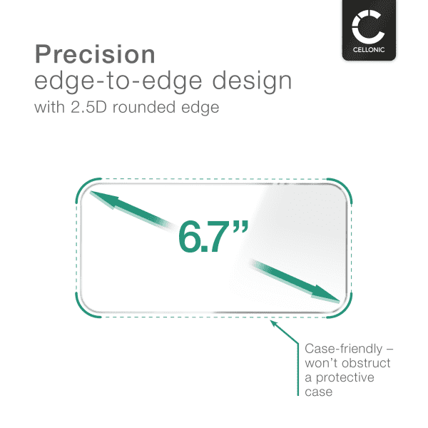 3 x näytönsuojalasi Apple iPhone 14 Pro Max, 6,7 “, 2.5D case-friendly, 9H karkaistu lasi, 0.26 mm, full glue näytönsuoja