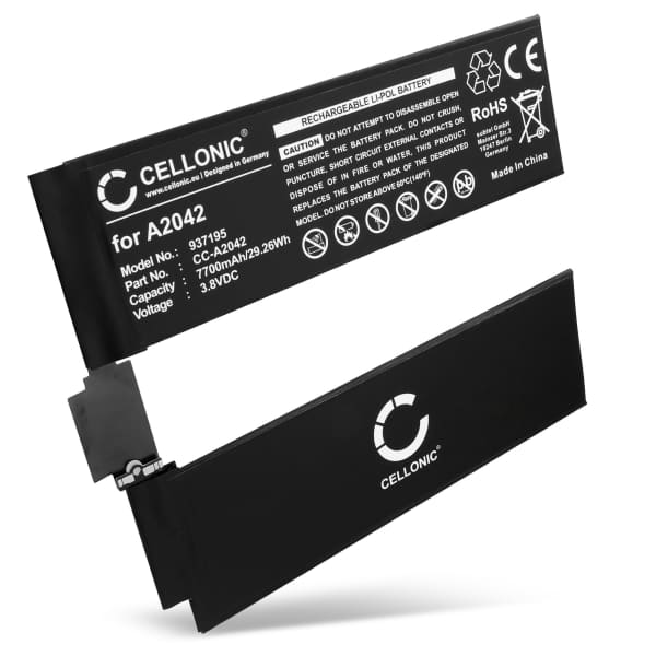 A2042, 020-02507 Battery for Apple iPad Pro 11 (2018) 3rd Gen - A1934, A1979, A1980, A2013 Tablet Battery Replacement - 7700mAh A2042, 020-02507 Battery for Apple iPad Pro 11 (2018) 3rd Gen - A1934, A1979, A1980, A2013 Tablet Battery Replacement - 7700mAh