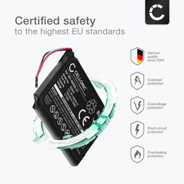 Garmin DriveAssist 51 LMT-S vaihtoakku tuotemerkiltä subtel. 750mAh navigaattorin akku