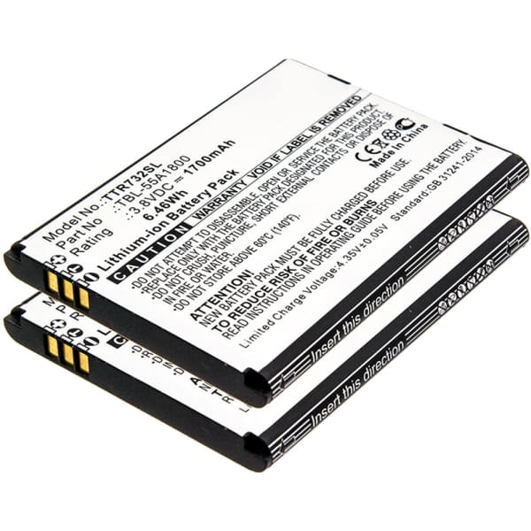 2x TBL-55A1800, TBL-55A2000 Battery for TP-Link M7310 Version 1 1700mAh Battery Replacement 2x TBL-55A1800, TBL-55A2000 Battery for TP-Link M7310 Version 1 1700mAh Battery Replacement