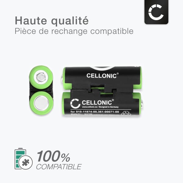 Batterie GPS CELLONIC 2000mAh Pour Garmin GPSMAP 64s/64st/Montana 700 - Remplace 010-11874-00