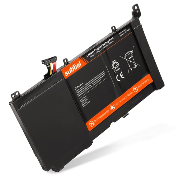 Akku tietokoneeseen ASUS Vivobook R451L / R551L / S451L / S551L / V451L / V551L - C31-S551, 4500mAh, 11.1V vaihtoakku Akku tietokoneeseen ASUS Vivobook R451L / R551L / S451L / S551L / V451L / V551L - C31-S551, 4500mAh, 11.1V vaihtoakku