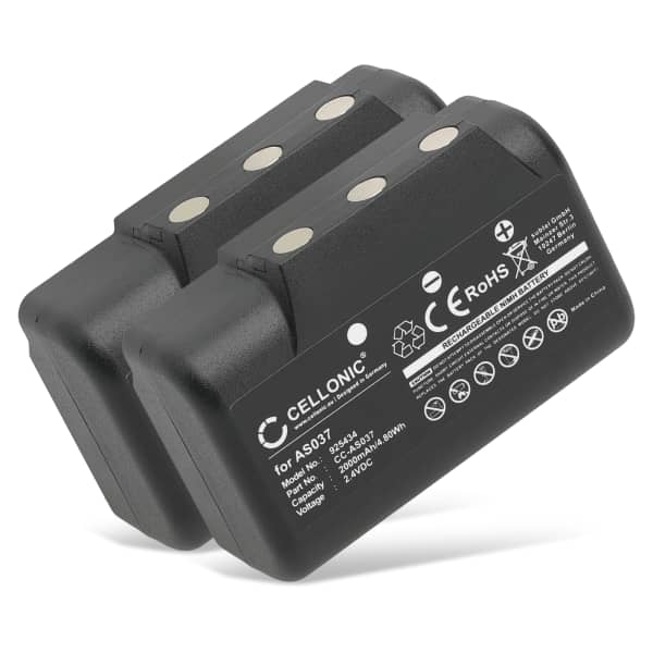 2x AS037 Battery for IMET BE5000, IMET I060-AS037 2000mAh Battery Replacement AS037 Remote Control Transmitter 2x AS037 Battery for IMET BE5000, IMET I060-AS037 2000mAh Battery Replacement AS037 Remote Control Transmitter